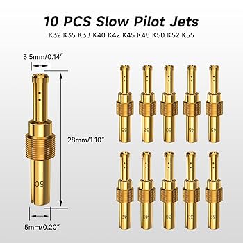 Amazon.com: XIKOBY 40PCS Carburetor Main Jet Slow Pilot Jet